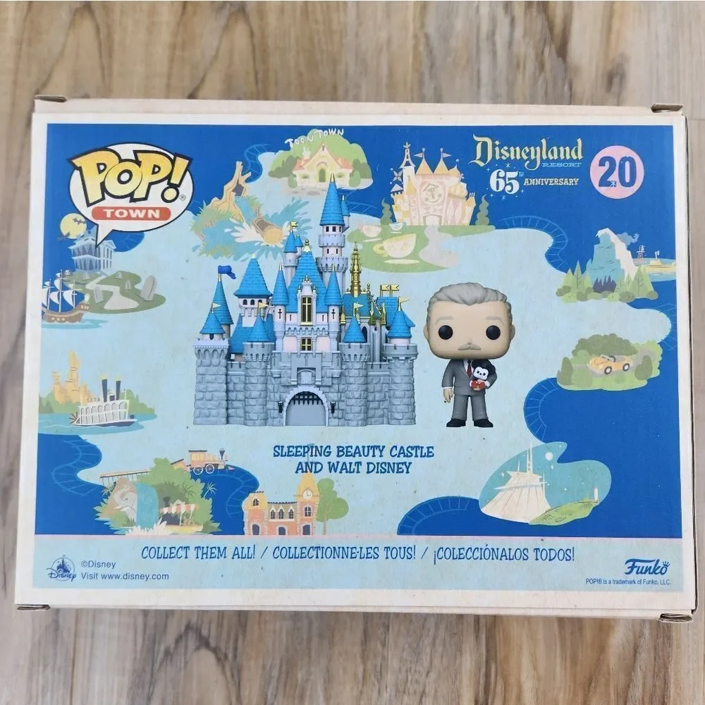 🩵NIB Disney Funko Exclusive 65th Anniversary Walt & Sleeping Beauty Castle - Picture 8 of 14